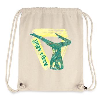 yoga 28 e 71 - Stanley/Stella recycelter Gym Bag - Naturweiß - Vorne