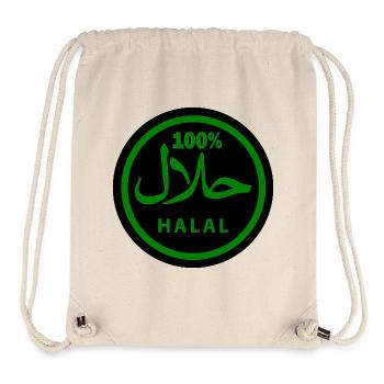 Halal - Stanley/Stella recycelter Gym Bag - Naturweiß - Vorne
