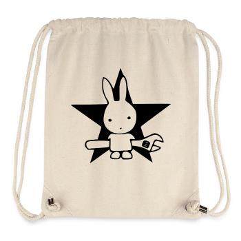 Bunny KFZ - Stanley/Stella recycelter Gym Bag - Naturweiß - Vorne