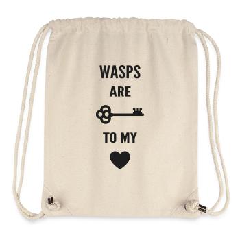 Wasps are the key to my heart - Stanley/Stella Recycled Gym Bag - natural - Front