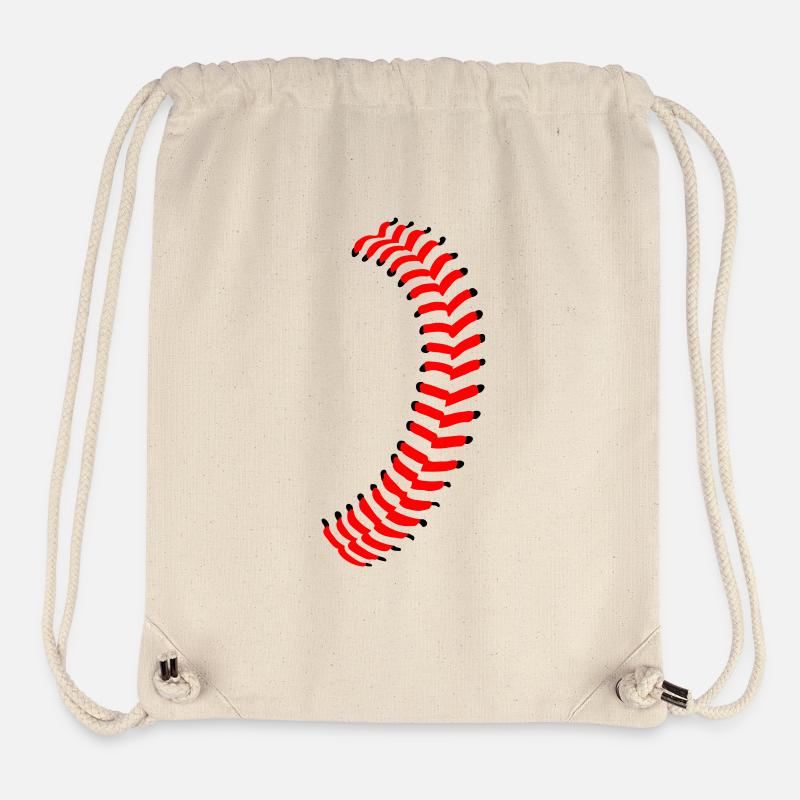 Baseball - Stanley/Stella recycelter Gym Bag - Naturweiß