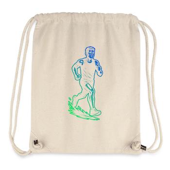 Einfach Running zeitloses Design - Stanley/Stella recycelter Gym Bag - Naturweiß - Vorne