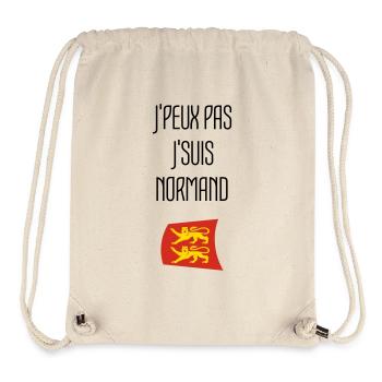 I can't I'm Norman - Normandy - Stanley/Stella Recycled Gym Bag - natural - Front
