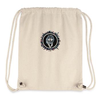 Der Wolf - Stanley/Stella recycelter Gym Bag - Naturweiß - Vorne
