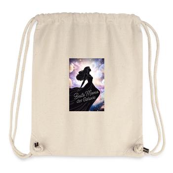 Meilleure maman de la galaxie - Sac à cordon recyclé Stanley/Stella - blanc naturel - Devant