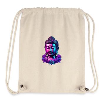 Neon Buddha Blüten Aura - Stanley/Stella recycelter Gym Bag - Naturweiß - Vorne