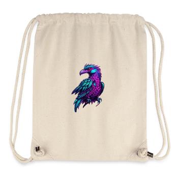 Vol de couleur Neon Phoenix - Sac à cordon recyclé Stanley/Stella - blanc naturel - Devant