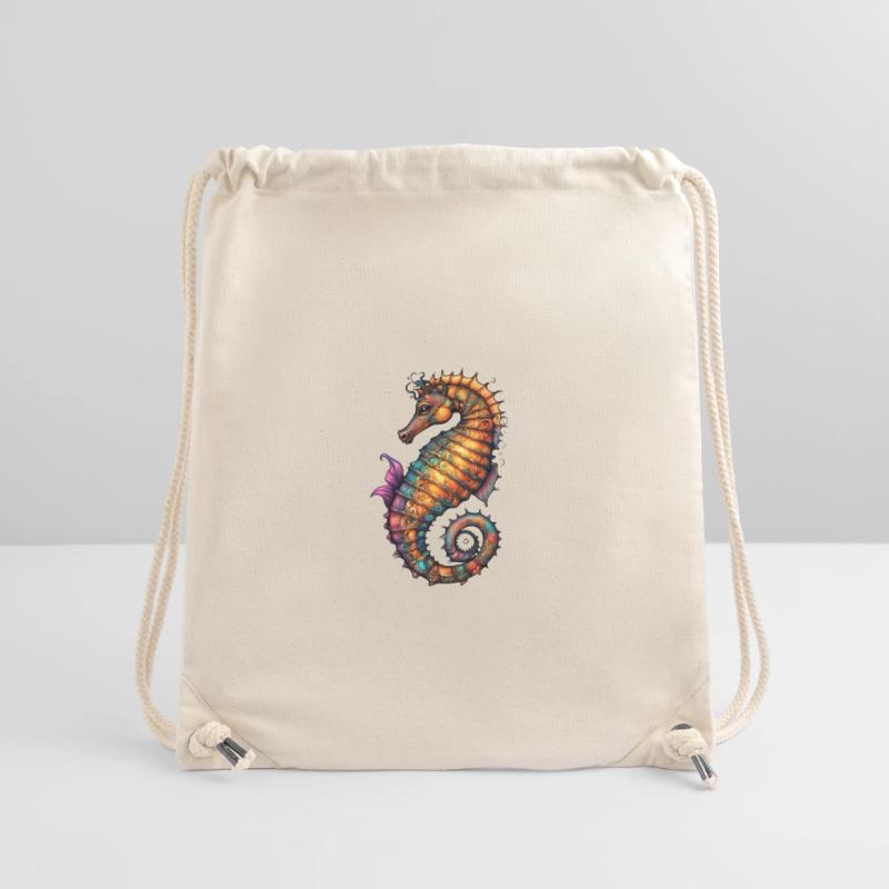 Ornamentseepferdchen Farbmeer Stanley/Stella recycelter Gym Bag