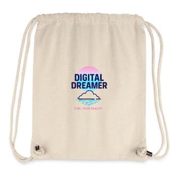 Digital Dreamer - Stanley/Stella Recycled Gym Bag - natural - Front