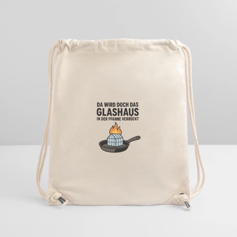 Da_wird_doch_das_Glashaus_in_der_Pfanne_verrückt Stanley/Stella recycelter Gym Bag
