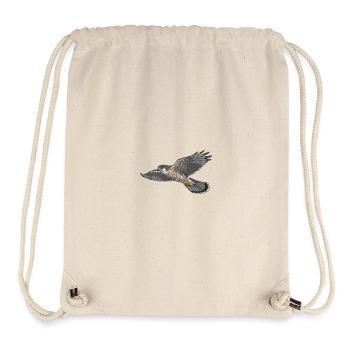 Sperber Greifvogel - Stanley/Stella recycelter Gym Bag - Naturweiß - Vorne