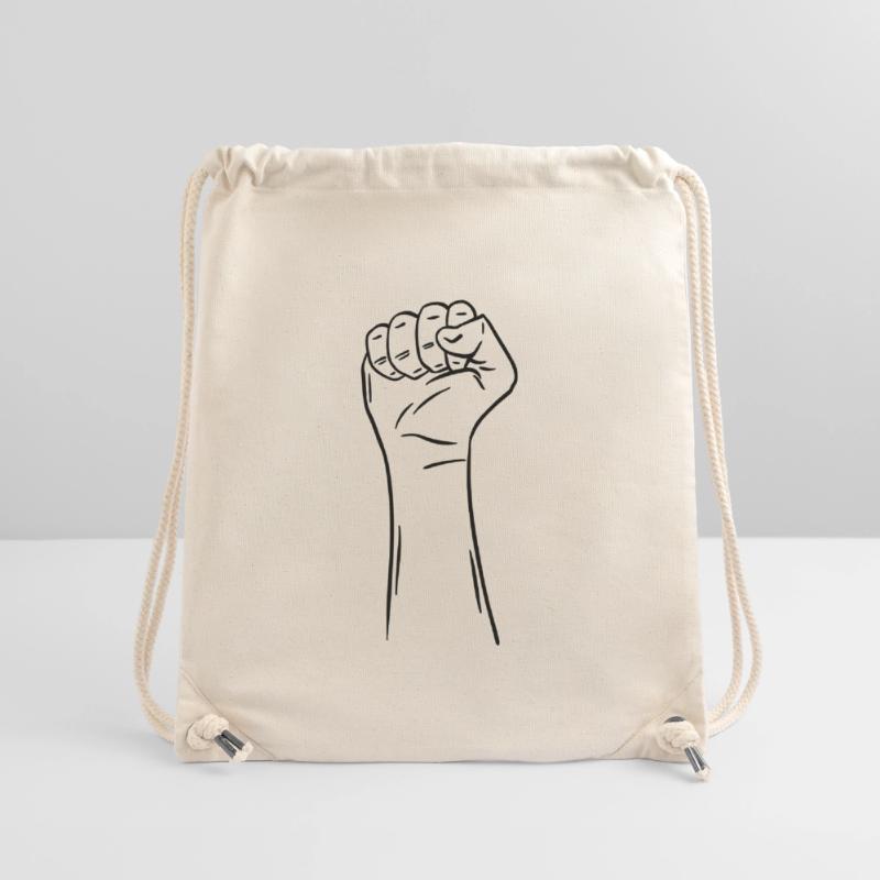 Hand Faust 2 / Faust / Kampf / Protest Stanley/Stella recycelter Gym Bag