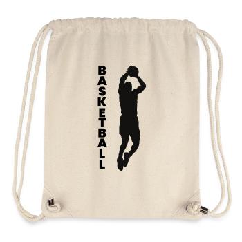 Basketball - Stanley/Stella recycelter Gym Bag - Naturweiß - Vorne
