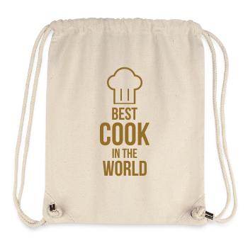 Best Cook in the World: Toque d'Or - Stanley/Stella Recycled Gym Bag - natural - Front