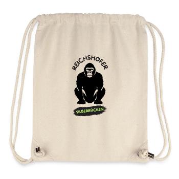 Reichshofer Silberrücken schwarz - Stanley/Stella recycelter Gym Bag - Naturweiß - Vorne