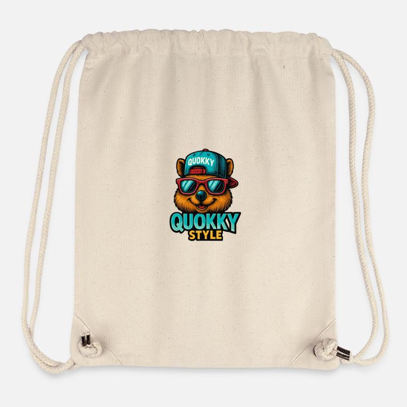 QUOKKY STYLE - Sac à cordon recyclé Stanley/Stella - blanc naturel