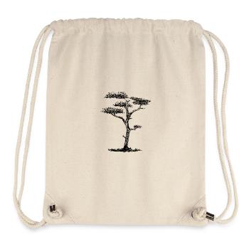 Sandkiefer scribble - Stanley/Stella recycelter Gym Bag - Naturweiß - Vorne