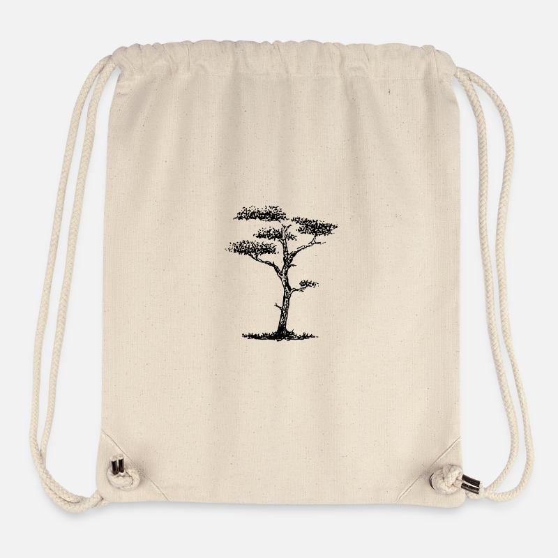 Sandkiefer scribble - Stanley/Stella recycelter Gym Bag - Naturweiß