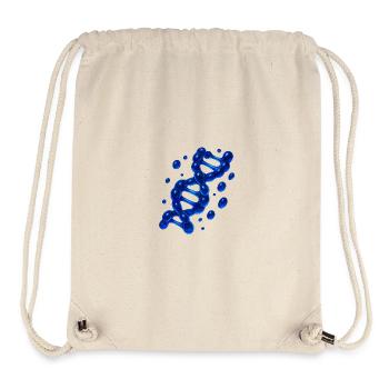 3D DNA Helix Molecule Blue - Stanley/Stella Recycled Gym Bag - natural - Front