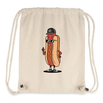 New York Hot Dog Attitude - Stanley/Stella Recycled Gym Bag - natural - Front