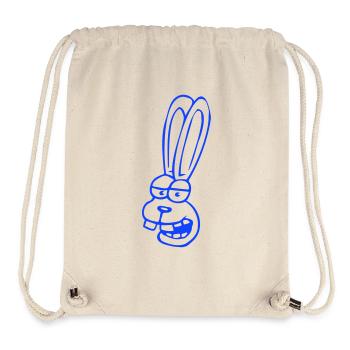 Hase Kaninchen Häschen Cartoon albern Hasenzähne - Stanley/Stella recycelter Gym Bag - Naturweiß - Vorne