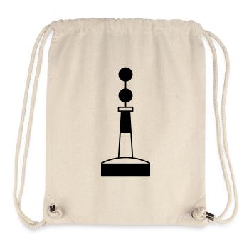 Tonne - Boje Nordsee Segeln Ostsee Maritim - Stanley/Stella recycelter Gym Bag - Naturweiß - Vorne