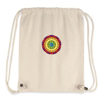 Rainbow colors - Stanley/Stella Recycled Gym Bag - natural - Front