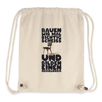 Circle of chairs - Stanley/Stella Recycled Gym Bag - natural - Front