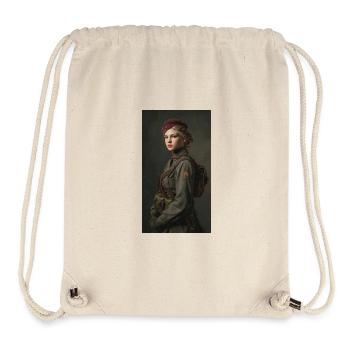 Guerrier historique en manteau - Sac à cordon recyclé Stanley/Stella - blanc naturel - Devant