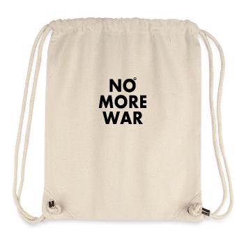 No more war - Stanley/Stella Recycled Gym Bag - natural - Front