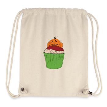 cupcake_citrouille - Sac à cordon recyclé Stanley/Stella - blanc naturel - Devant