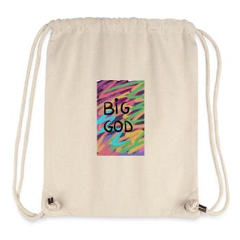 Big God Retro - Stanley/Stella Recycled Gym Bag - natural - Front