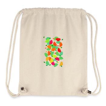 Kaleidoscope Autumn Leaves - Stanley/Stella Recycled Gym Bag - natural - Front
