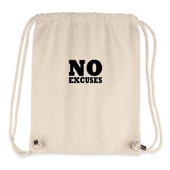 No excuses - Stanley/Stella Recycled Gym Bag - natural - Front
