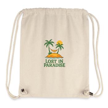 Lost in Paradise – Tropen & Strand - Stanley/Stella recycelter Gym Bag - Naturweiß - Vorne