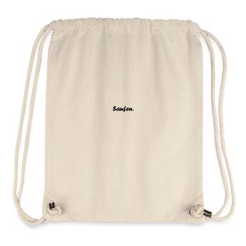 Saufen - Stanley/Stella recycelter Gym Bag - Naturweiß - Vorne