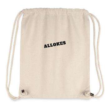 ALLOKES - Stanley/Stella recycelter Gym Bag - Naturweiß - Vorne