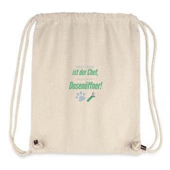 Ouvre-boîtes - Sac à cordon recyclé Stanley/Stella - blanc naturel - Devant