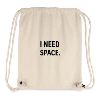 Need Space  - Stanley/Stella recycelter Gym Bag - Naturweiß - Vorne