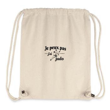 I can't I have judo – Humor sport martial arts - Stanley/Stella Recycled Gym Bag - natural - Front