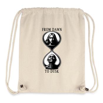 Von der Morgendämmerung bis zur Abenddämmerung - Stanley/Stella recycelter Gym Bag - Naturweiß - Vorne