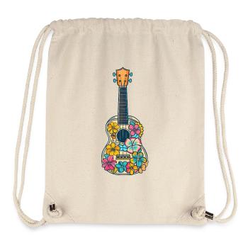 Ukulele Comic-Stil - Stanley/Stella recycelter Gym Bag - Naturweiß - Vorne
