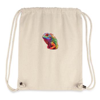 Iguana Radiation - Stanley/Stella Recycled Gym Bag - natural - Front