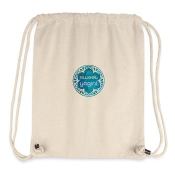 Sweet Yogini Deep Blue/Deep Blue - Stanley/Stella recycelter Gym Bag - Naturweiß - Vorne