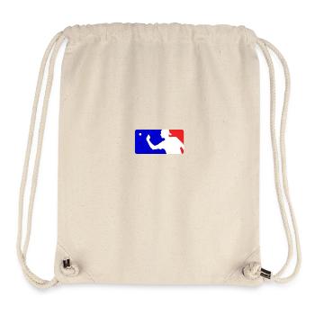 Beerpong Logo - Stanley/Stella recycelter Gym Bag - Naturweiß - Vorne