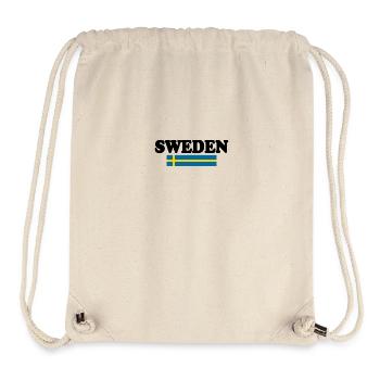 Schweden - Sac à cordon recyclé Stanley/Stella - blanc naturel - Devant