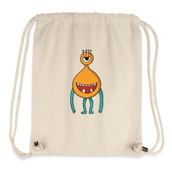 Funny Horror Gift Cyclops Halloween Fantasy - Stanley/Stella Recycled Gym Bag - natural - Front