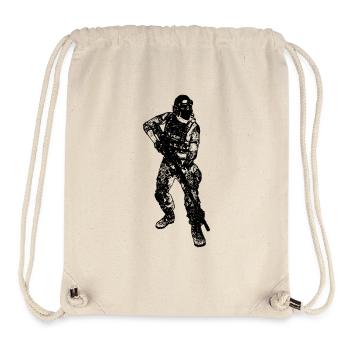 Scharfschütze Sniper Gewehr - Stanley/Stella recycelter Gym Bag - Naturweiß - Vorne