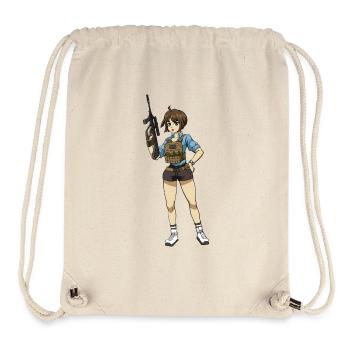 Gun Girl - Sexy - Stanley/Stella Recycled Gym Bag - natural - Front