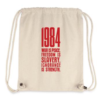 1984 - Stanley/Stella recycelter Gym Bag - Naturweiß - Vorne